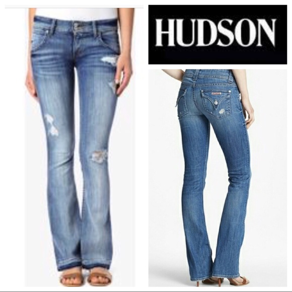 Hudson Jeans Denim - 🆕 Hudson Signature Boot Cut Distressed Jeans 25